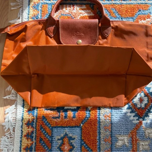 Longchamp Le Pliage M Tote Burnt Orange - Picture 4 of 9